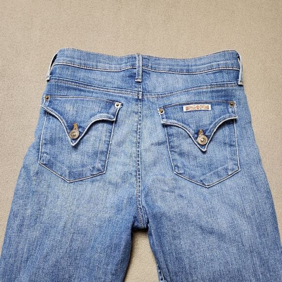 Hudson Lynne Flap Pocket Jeans High Waist Super Skinny Sz 26 - Picture 3 of 11